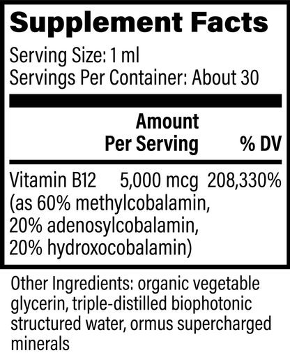 Organic Vitamin B12 Liquid