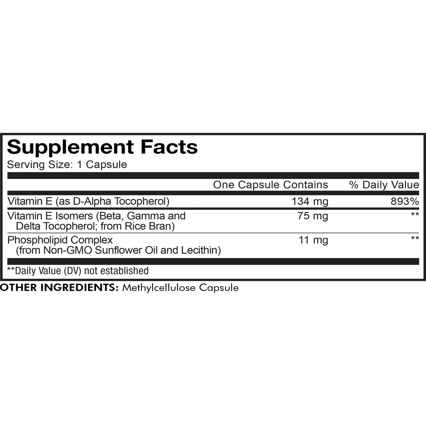 Liposomal Vitamin E+ Mixed tocopherols