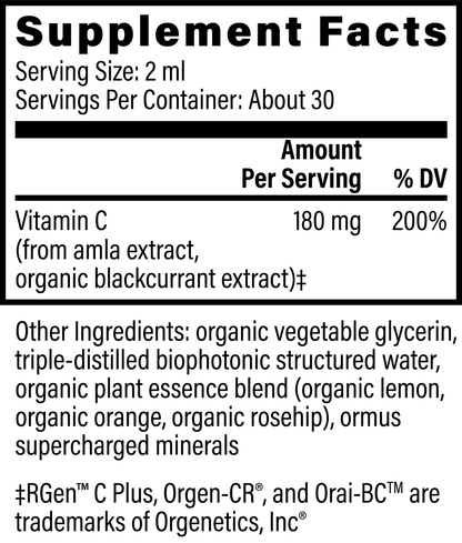 Organic Liquid Vitamin C